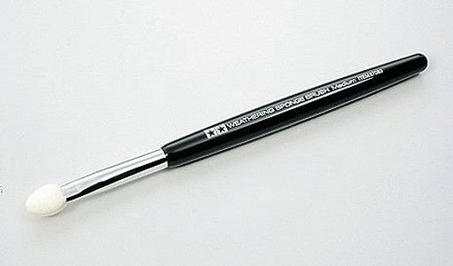Weathering Sponge Brush -- Medium, All Scales, Tamiya Paints 87083