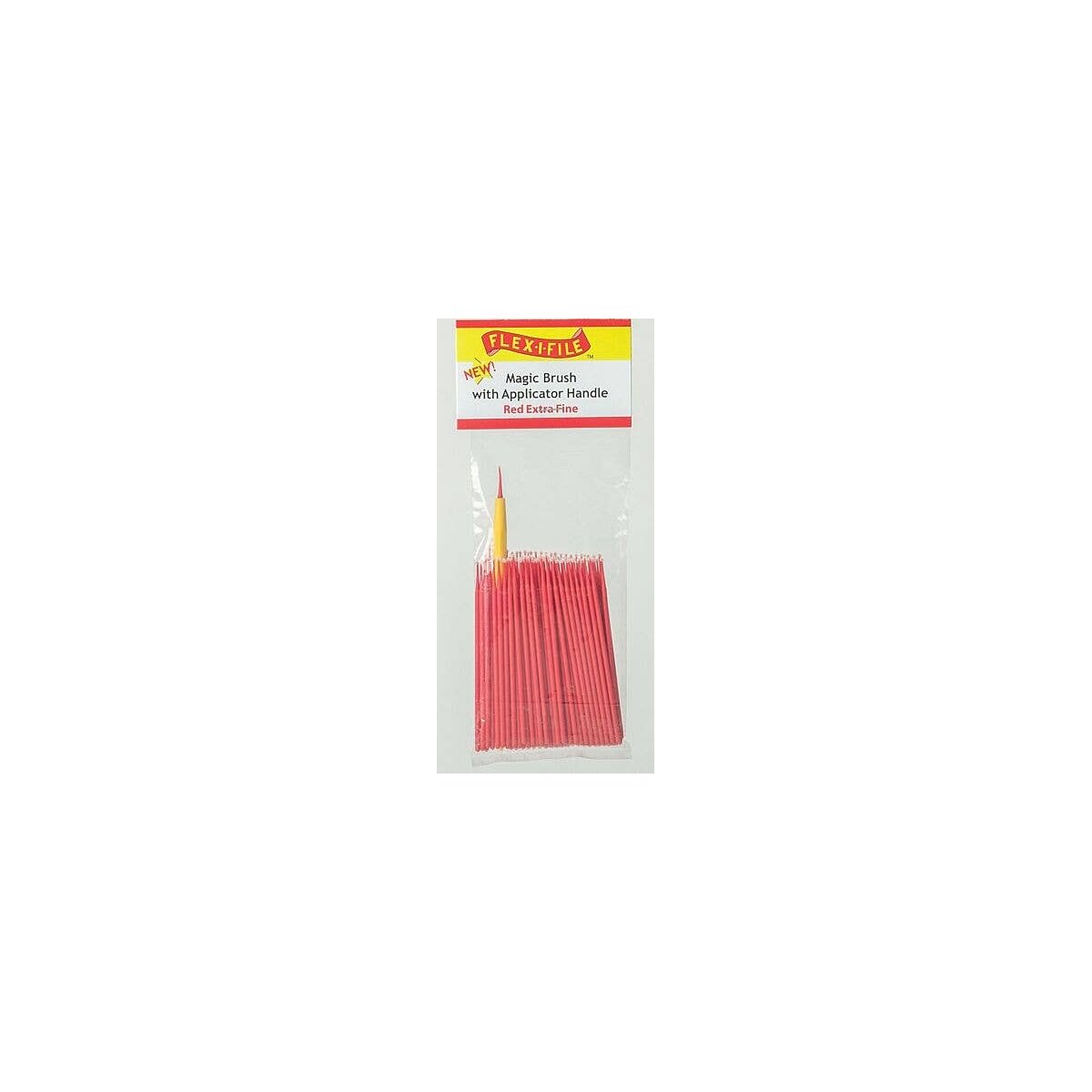 Magic Brush Bulk Pack -- Extra Fine (red) pkg(100), All Scales, Profile Accessories Inc. M929007B