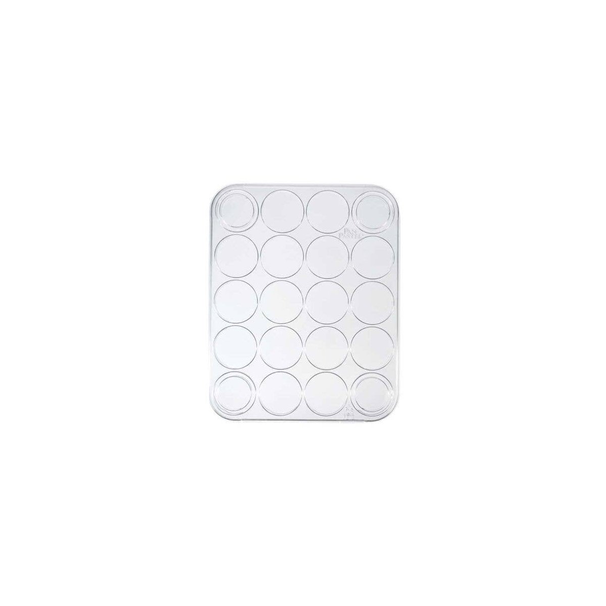 20 Color Palette Tray & Lid - Sofft(R) -- Holds 20 Colors, All Scales, Pan Pastel 35020