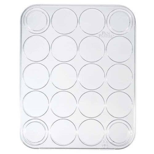 20 Color Palette Tray & Lid - Sofft(R) -- Holds 20 Colors, All Scales, Pan Pastel 35020