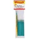 Nano Brush -- Medium Tip & 1 Applicator Handle/Holder (teal) pkg(24), All Scales, Profile Accessories Inc. N935004