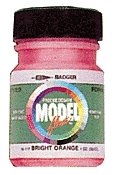 Modelflex Paint - 1oz 29.6mL -- Engine Black, All Scales, Badger Air Brush Co 1601