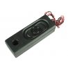 Rectangular Speaker w/Ported Enclosure & Wires -- 8-Ohm, 53 x 18 x 14mm, ALL, Digitrax SP53188B