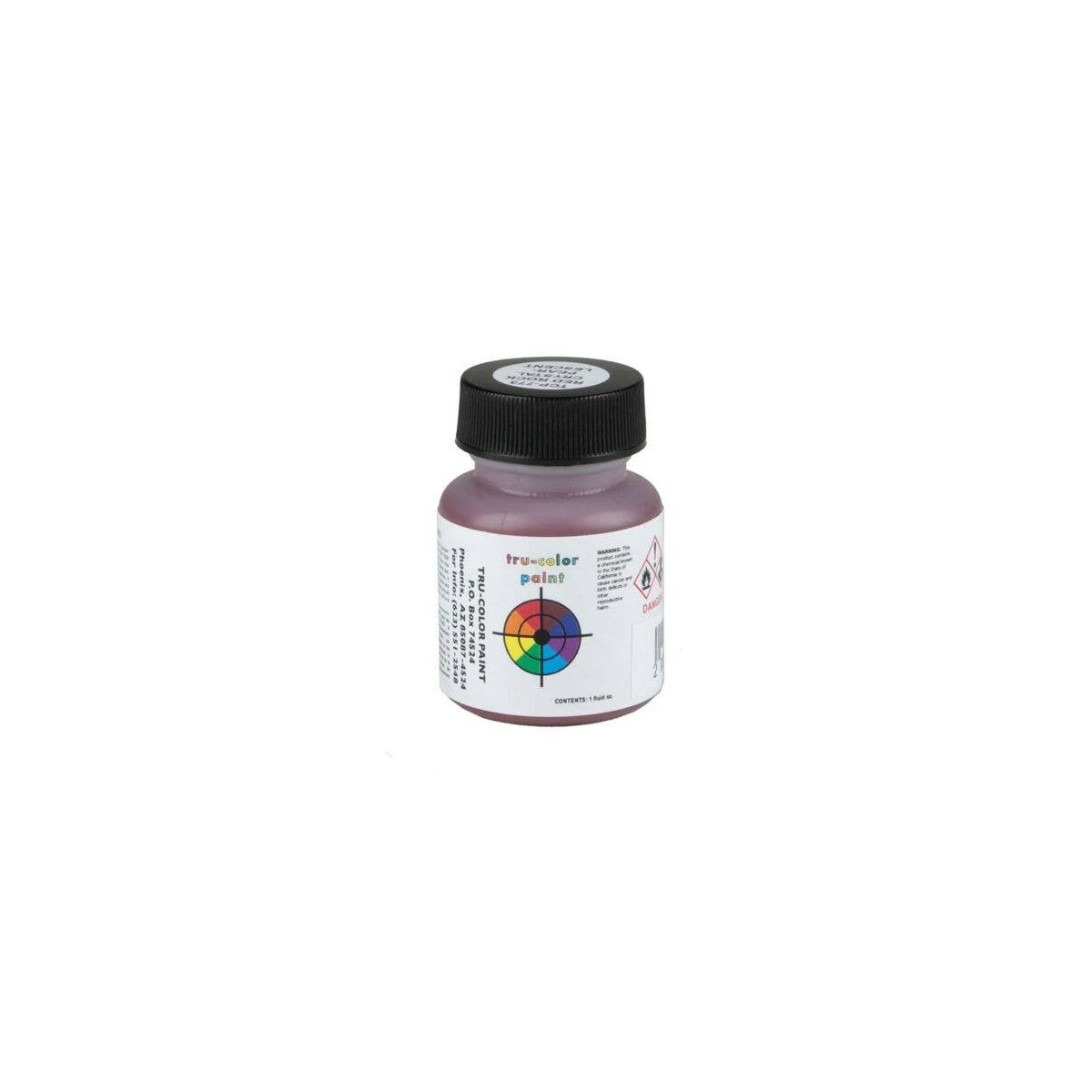 Pearlescent Acrylic Paints - 1oz 29.6mL -- Red Rock Crystal, All Scales, Tru-Color Paint 773