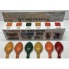 Reefers Railroad Paint Set - 6 1oz 29.6ml Bottles -- 1 Each: 709-69, 70, 78, 177, 280, , All Scales, Tru-Color Paint 12003