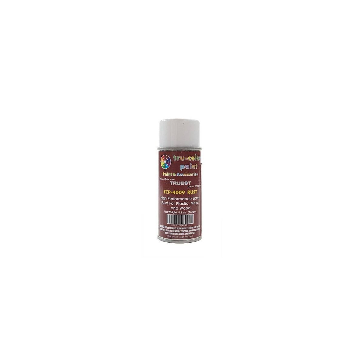 Aerosol Spray Paint 4.5oz 135ml Can -- Gloss Rust, All Scales, Tru-Color Paint 4009