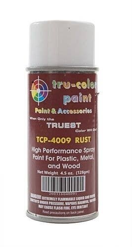 Aerosol Spray Paint 4.5oz 135ml Can -- Gloss Rust, All Scales, Tru-Color Paint 4009