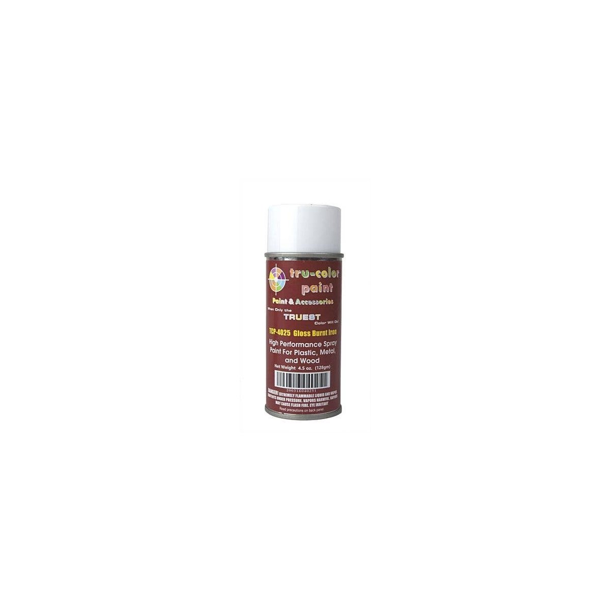 Aerosol Spray Paint 4.5oz 135ml Can -- Matte Burnt Iron, All Scales, Tru-Color Paint 4025