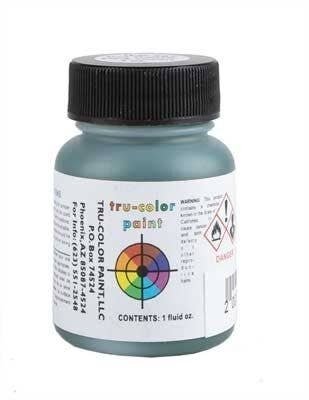 Railroad Color Acrylic Paints - 1oz 29.6ml -- GO Transit Dark Green, All Scales, Tru-Color Paint 387