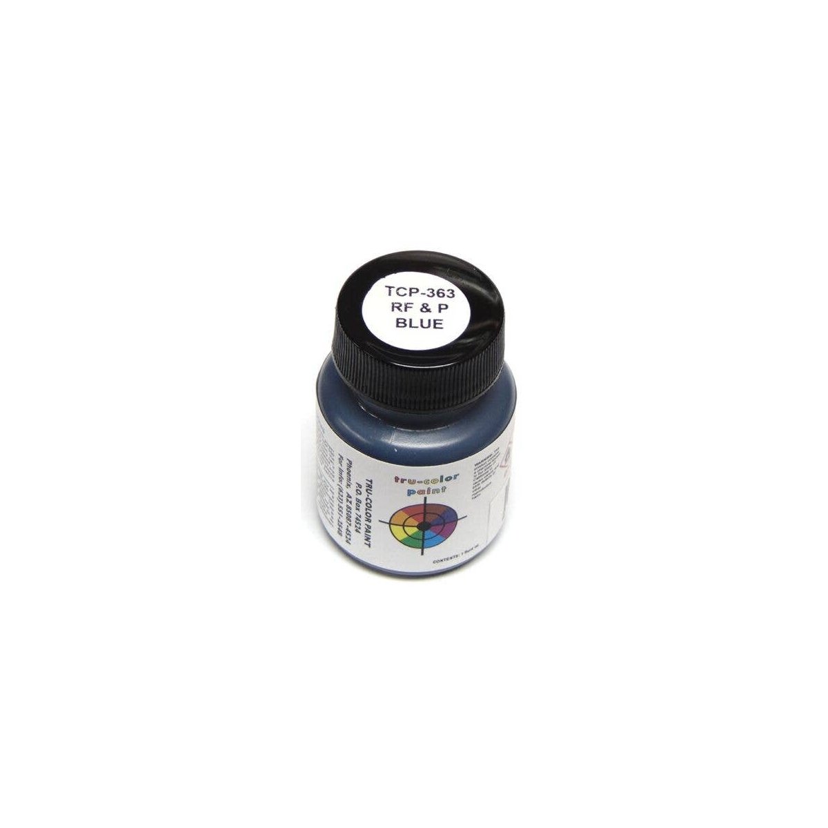 Railroad Color Acrylic Paints - 1oz 29.6mL -- Richmond, Fredericksburg & Potomac Blue, All Scales, Tru-Color Paint 363
