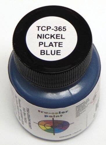 Railroad Color Acrylic Paints - 1oz 29.6mL -- Nickel Plate Road Blue, All Scales, Tru-Color Paint 365