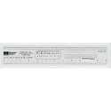 Microscale - Clear (See-Through) HO Scale Ruler, HO, Microscale Industries Inc 31