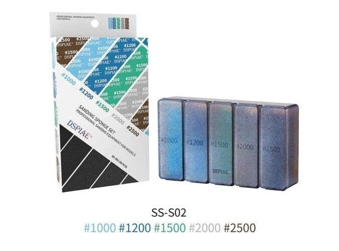 1000-2500 Sanding Sponge 30Pcs, All Scales, DSPIAE SSS02