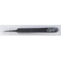 Straight Fine Point Tweezers -- Black, All Scales, Excel Hobby Blades Corp. 30421