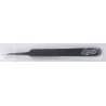 Straight Fine Point Tweezers -- Black, All Scales, Excel Hobby Blades Corp. 30421
