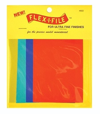 Flex-I-File Abrasives Package -- Ultra-Fine Finishing/Polishing-Includes 2 Each 1, All Scales, Profile Accessories Inc. 802