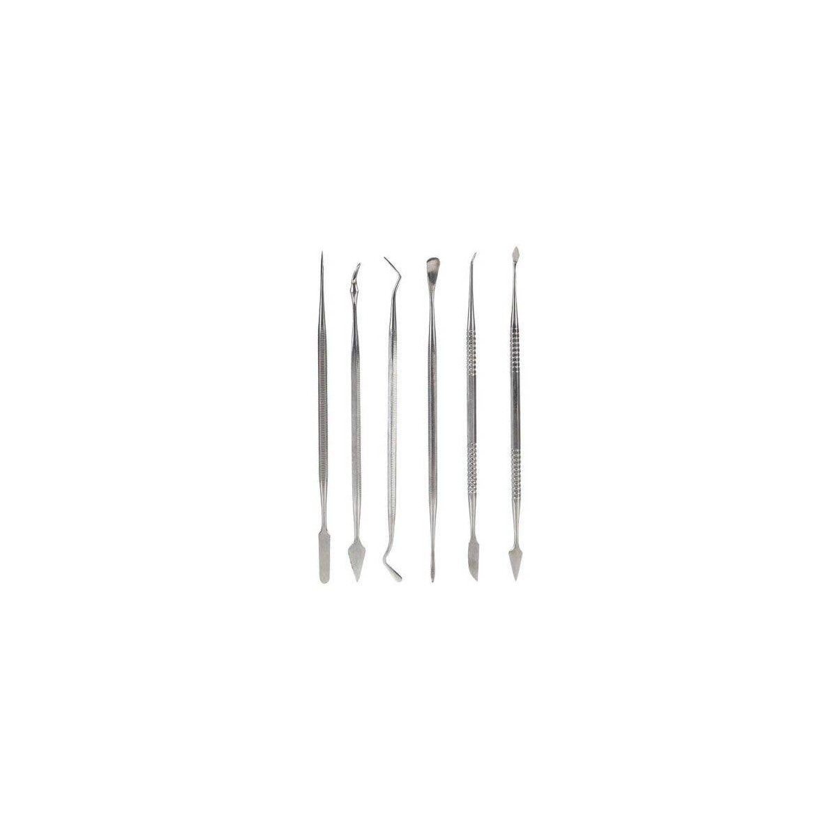 Modeling Spatula Set -- Dental Tool-Style pkg(6), All Scales, Faller Gmbh 170545