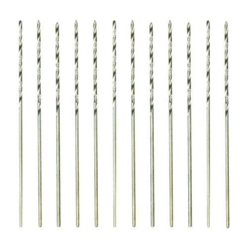Fine High-Speed Twist Drill Bit - pkg(12) in Tube, Carded -- 61, All Scales, Excel Hobby Blades Corp. 50061