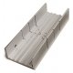 Aluminum Mitre Box -- Wide Slot .031′, All Scales, Zona Tools 260