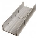 Aluminum Mitre Box -- Wide Slot .031′, All Scales, Zona Tools 260