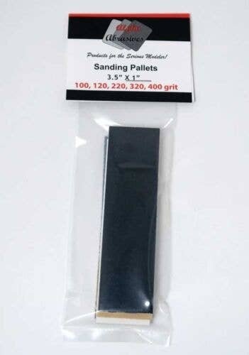 Sanding Pallet Replacement Strips for 232-910 -- 1 Each Grit: Brown 100, Dark Gra, All Scales, Profile Accessories Inc. 909