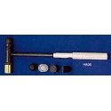 Multi-Hammer with 6 Heads -- Includes: chisel, flat brass, nylon face, round face, , All Scales, Mascot Precision Tools 600