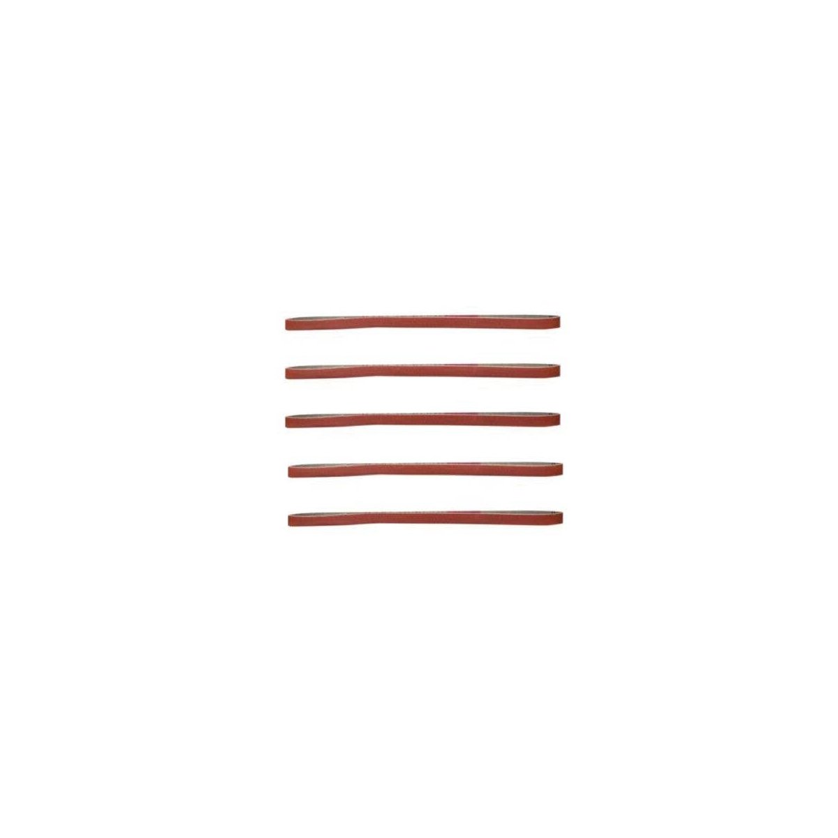 Replacement belts for sanding sticks -- 120 Grit Sanding Belts (red) pkg(5), Ca, All Scales, Excel Hobby Blades Corp. 55680