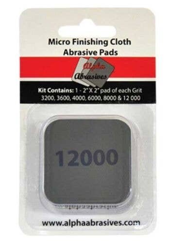 Micro Finishing Cloth Abrasive Pads pkg(6), All Scales, Profile Accessories Inc. 2000