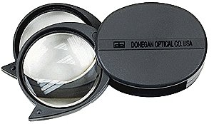 Double Fold Pocket Magnifier -- 3/4/7x, All Scales, Donegan Optical Company Inc 937