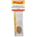 Cone-Tip Sander -- 400 Grit Abrasive Pieces (10) & Handle, All Scales, Profile Accessories Inc. CS400