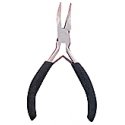 Miniature Electronic Pliers -- Bent Needle Nose, All Scales, Mascot Precision Tools 385