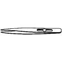 Tweezers -- Slide Lock - 4-3/4′ 12.1cm Length, All Scales, Zona Tools 37547