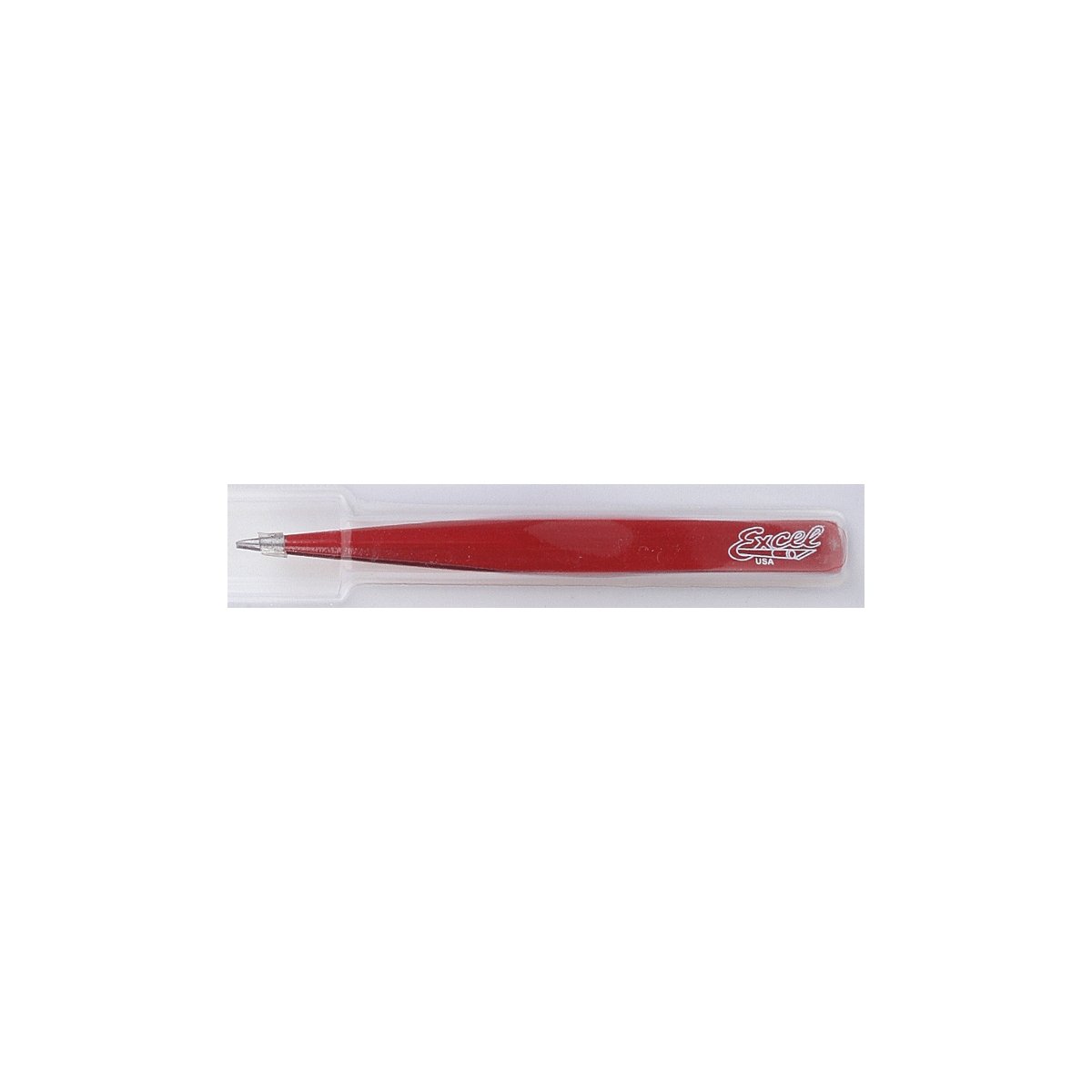 Hollow Handle Fine Point Tweezers -- Red, All Scales, Excel Hobby Blades Corp. 30428