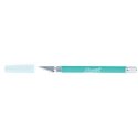 K18 Grip-On Non-Roll Soft Handle Knife -- Green, Carded w/Safety Cap, All Scales, Excel Hobby Blades Corp. 16022