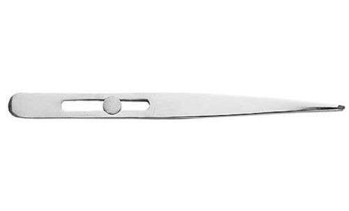 Stainless Steel Tweezers -- 4-3/4′ Slide Lock Pointed, Carded, All Scales, Excel Hobby Blades Corp. 30411