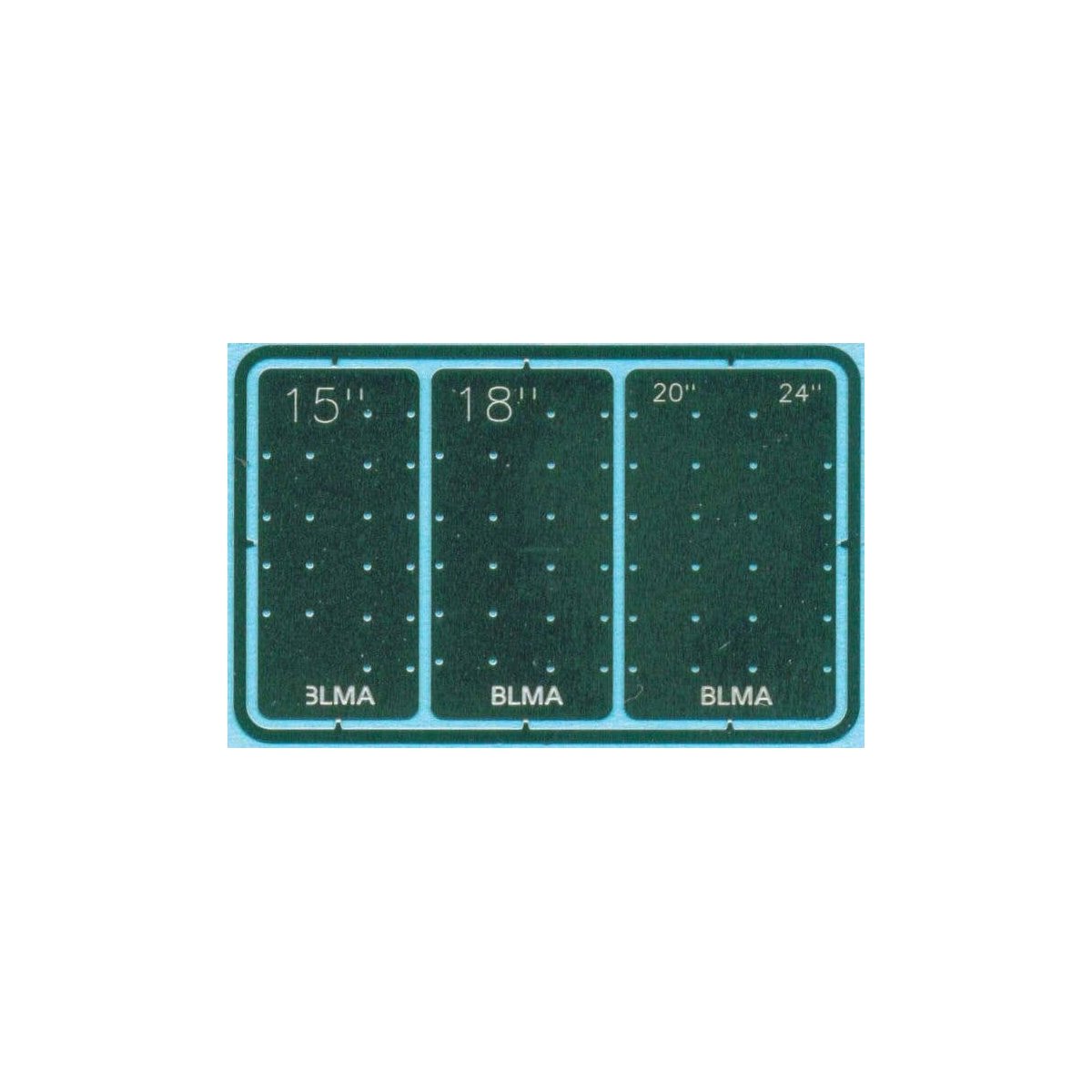 Grab Iron Drill Templates -- 4 Sizes, N, Atlas Model Railroad Co. BLMA57