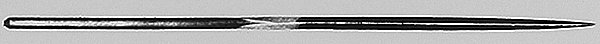 5-1/2′ Long, Cut 2 Needle Files -- Triangle File, Carded, All Scales, Excel Hobby Blades Corp. 55602