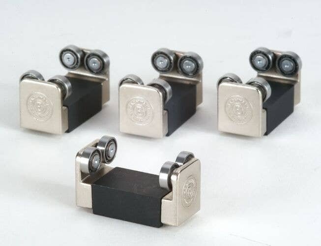 Display/Test Stand Rollers - E-Z Riders(TM) -- Rolling with Ball Bearings for Powered Axles , HO, Bachmann Industries 42901