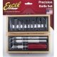 Hobby Knife Set -- Wooden Box, Carded, All Scales, Excel Hobby Blades Corp. 44382