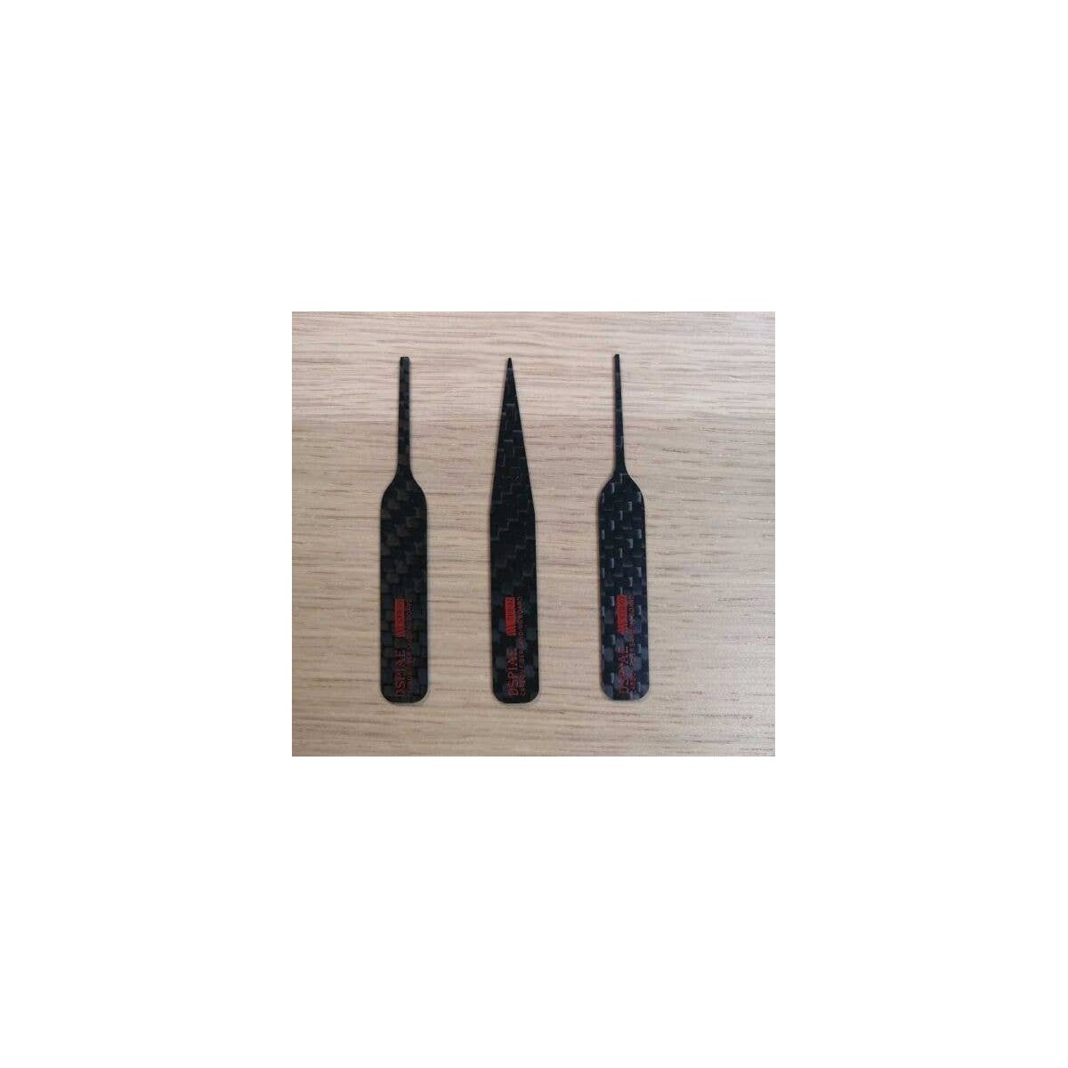 Irregular Carbon Fiber Sanding Stick Set -- Includes 1 Each CFB-01, CFB-02, CFB-03, All Scales, DSPIAE CFBS01