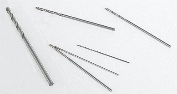 Carbon Twist Drill Bit Assortment Set of 6 -- One each number 50, 56, 60, 65, 70, 76, All Scales, Mascot Precision Tools 86