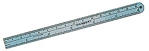 Ruler - 6′ 12.7cm -- Imperial & Metric Units, All Scales, Mascot Precision Tools 710
