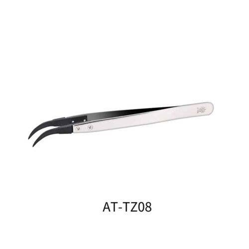 High Precision Stainless Steel Angled Tweezers, All Scales, DSPIAE ATTZ08