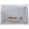 Cutting Mat - Marked in Inches and Centimeters -- 12 x 8.5′ 30.5 x 21.6cm, All Scales, Profile Accessories Inc. 60030