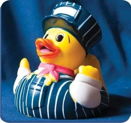 Floating Engineer Rubber Duck, All Scales, Brooklyn Peddler 7