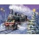 Christmas Train Note Cards -- pkg(2), All Scales, Train Enthusiast Vendors 93209
