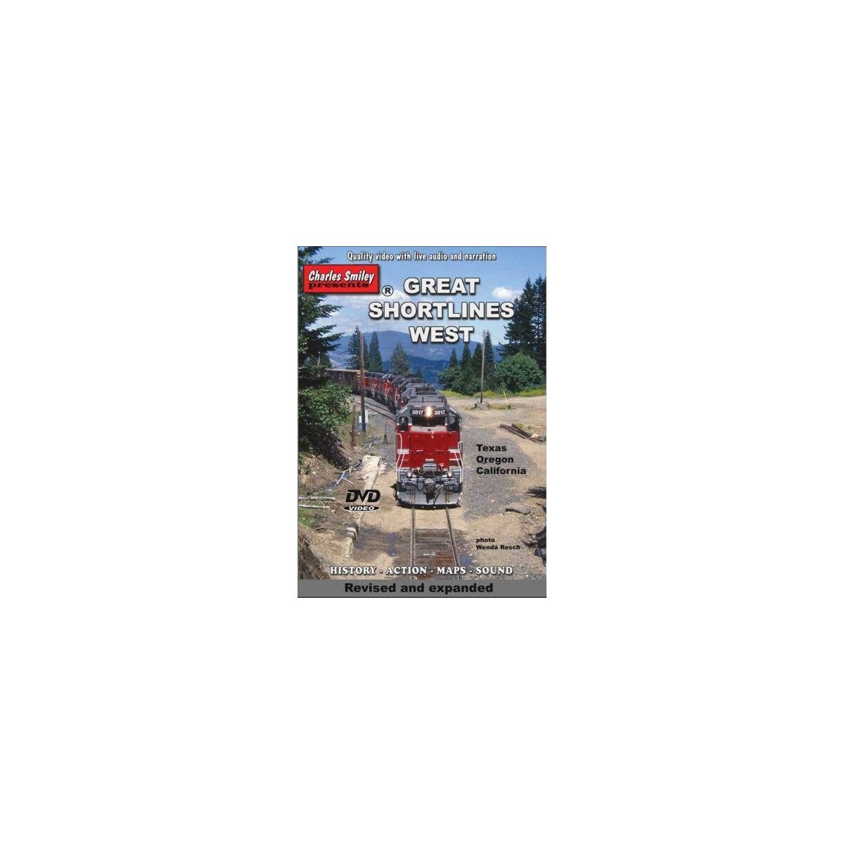 Great Shortlines West DVD -- 1 Hour, 42 Minutes, All Scales, CHARLES SMILEY VIDEOS 112