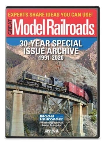 Great Model Raliroads 30-Year Archive DVD-ROM, All Scales, Firecrown 15363