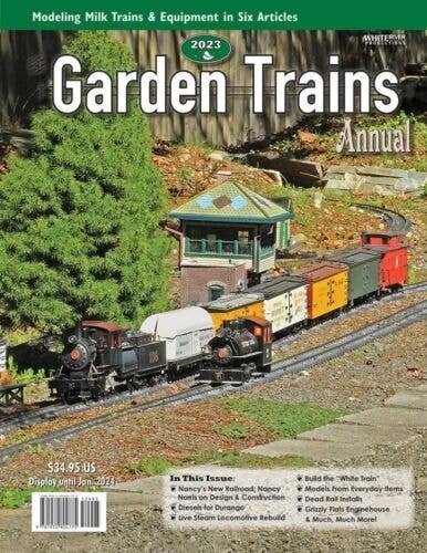2023 Garden Trains Annual -- Softcover, All Scales, White River Productions GT23