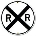 Railroad Sign -- Railroad Crossing (RXR)-Style, All Scales, Phil Derrig Designs 232